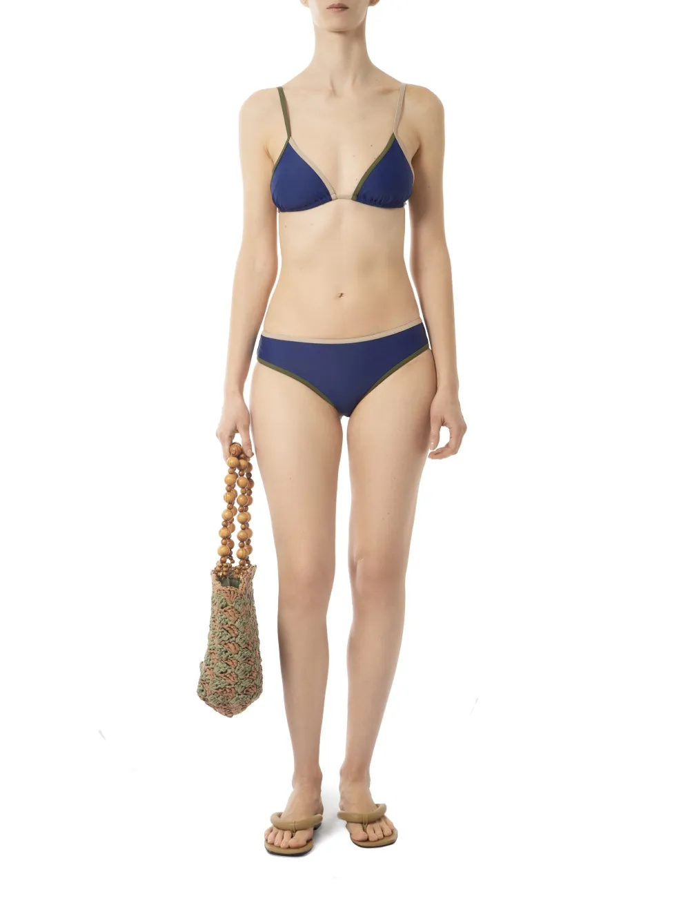 Pilzer Trio Bikini Bottoms In 蓝色
