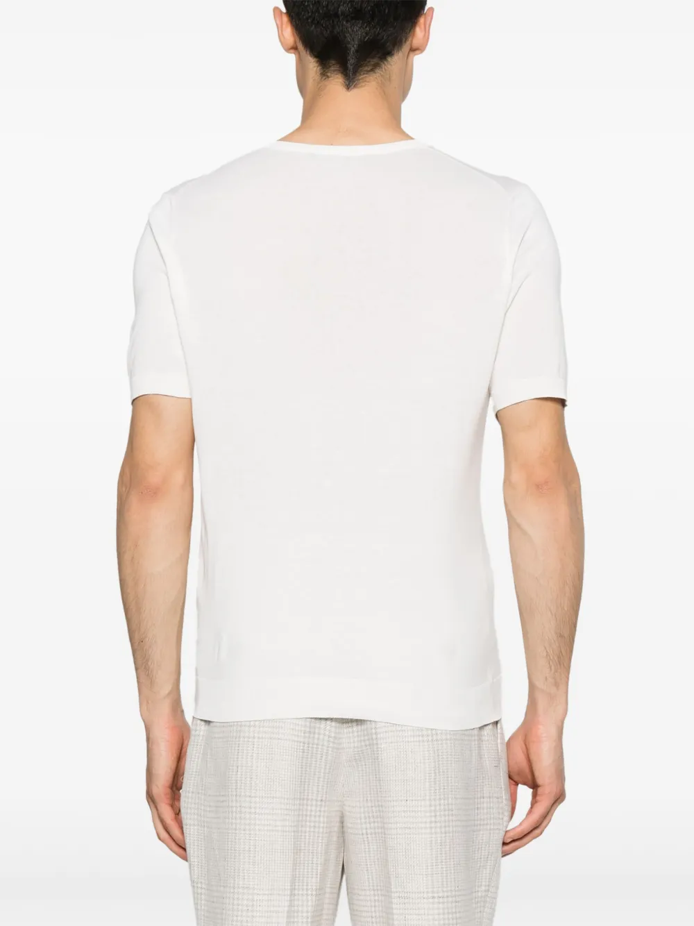 Shop Tagliatore Josh T-shirt In White