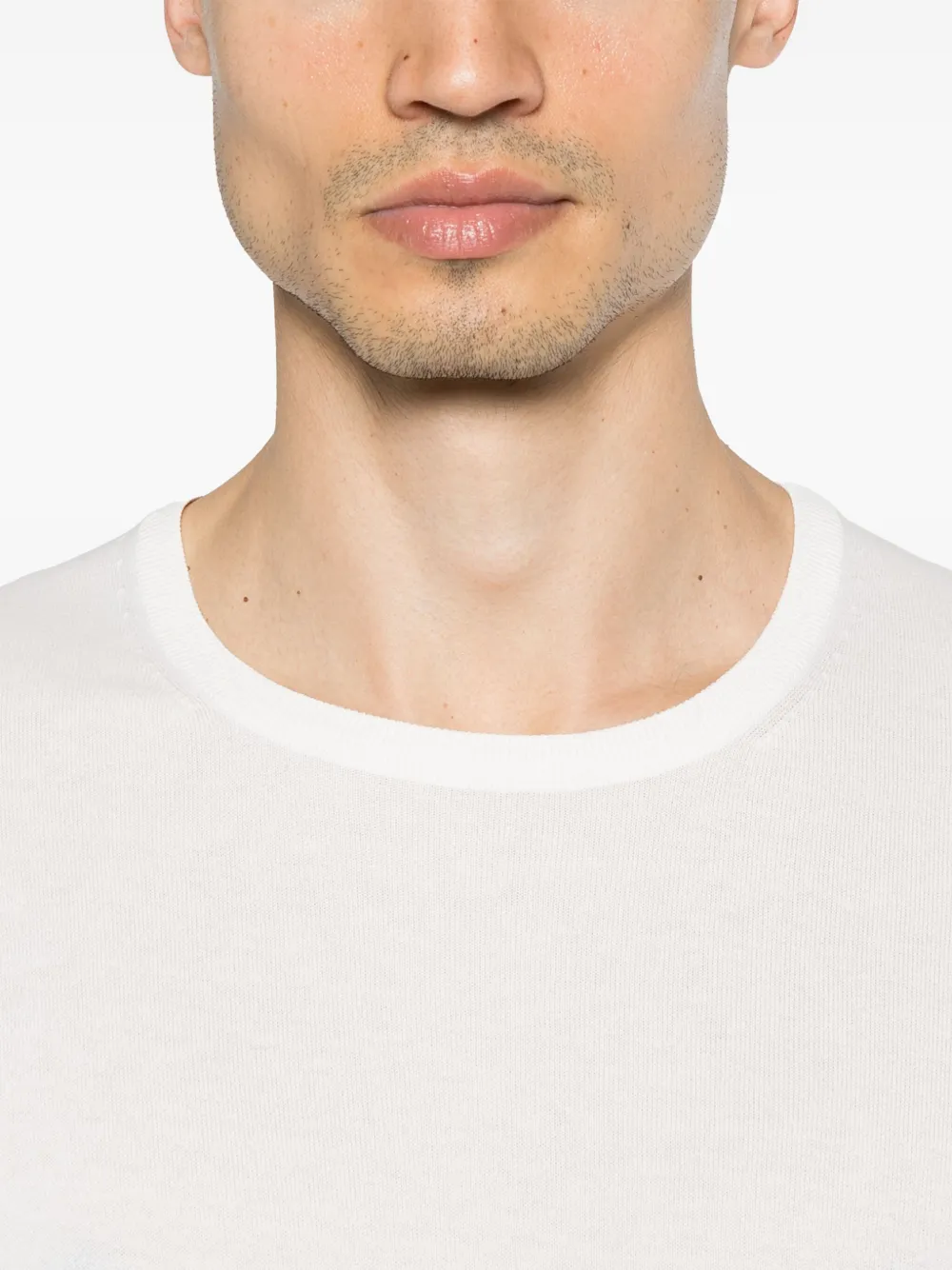 Shop Tagliatore Josh T-shirt In White