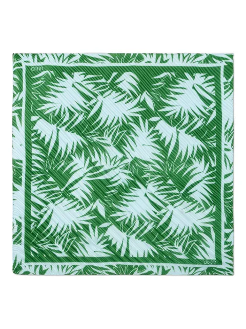 LIU JO pleated printed scarf