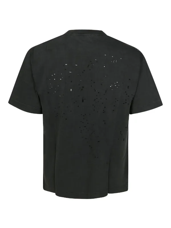 Satisfy ripped-detailing T-shirt | Black | FARFETCH