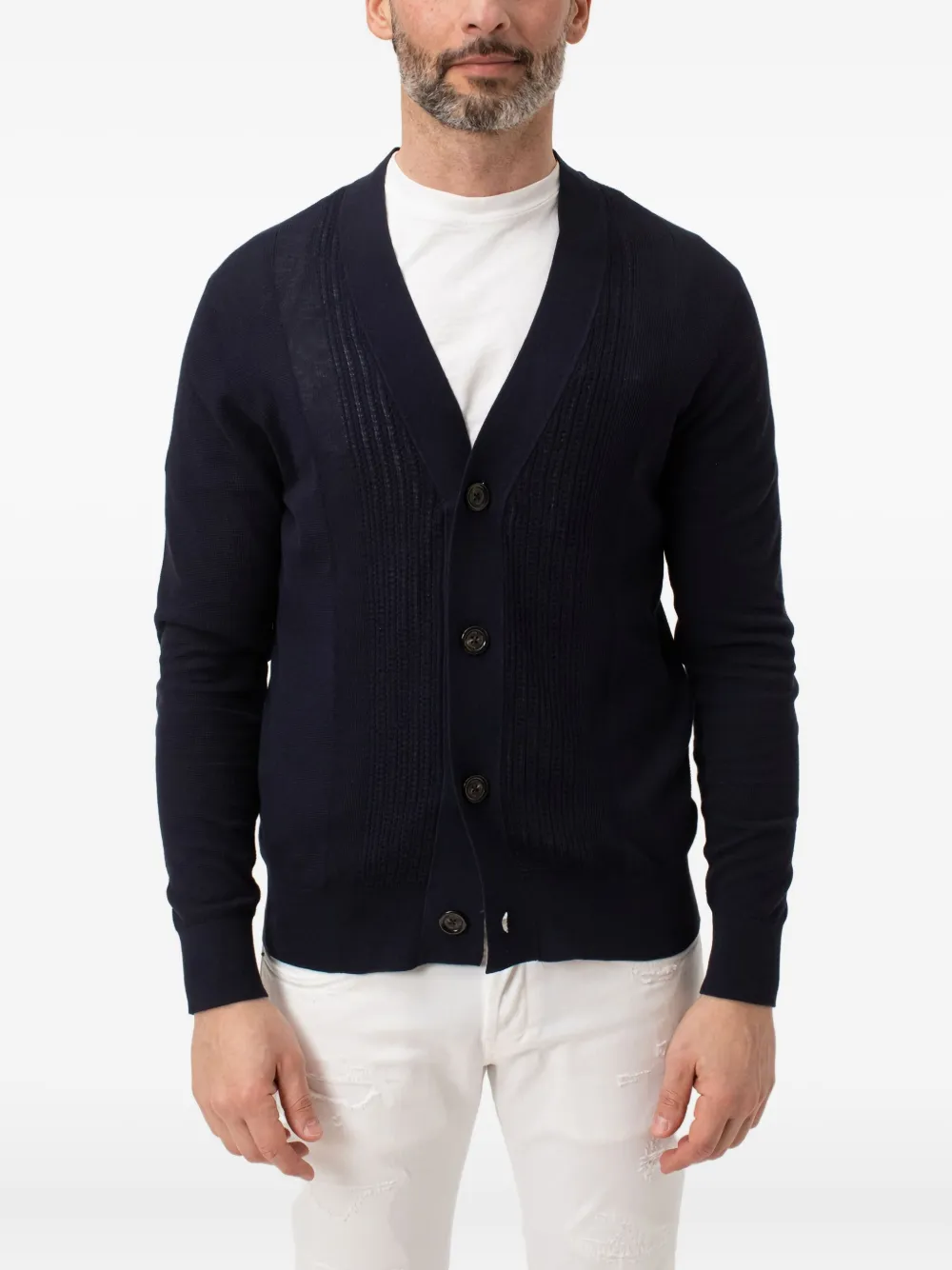 Paolo Pecora cotton cardigan | Blue | Image 1