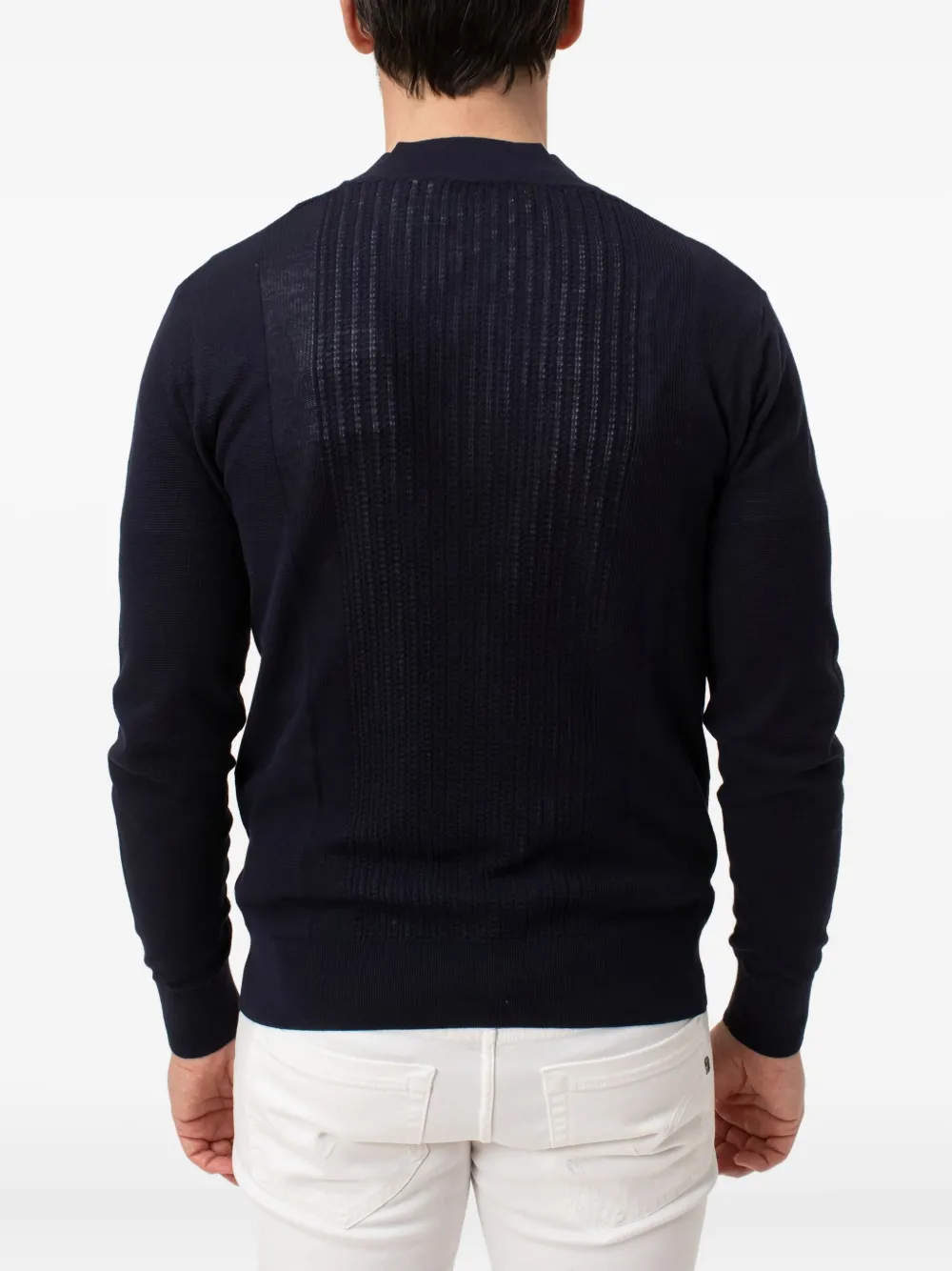 Paolo Pecora Katoenen vest Blauw