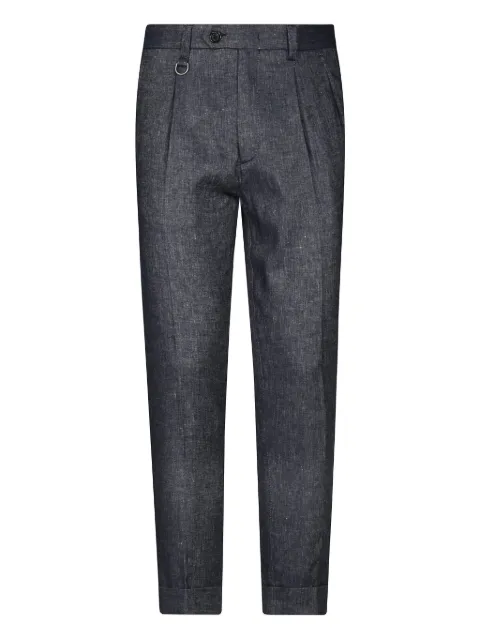 Paolo Pecora pantalones con pinzas