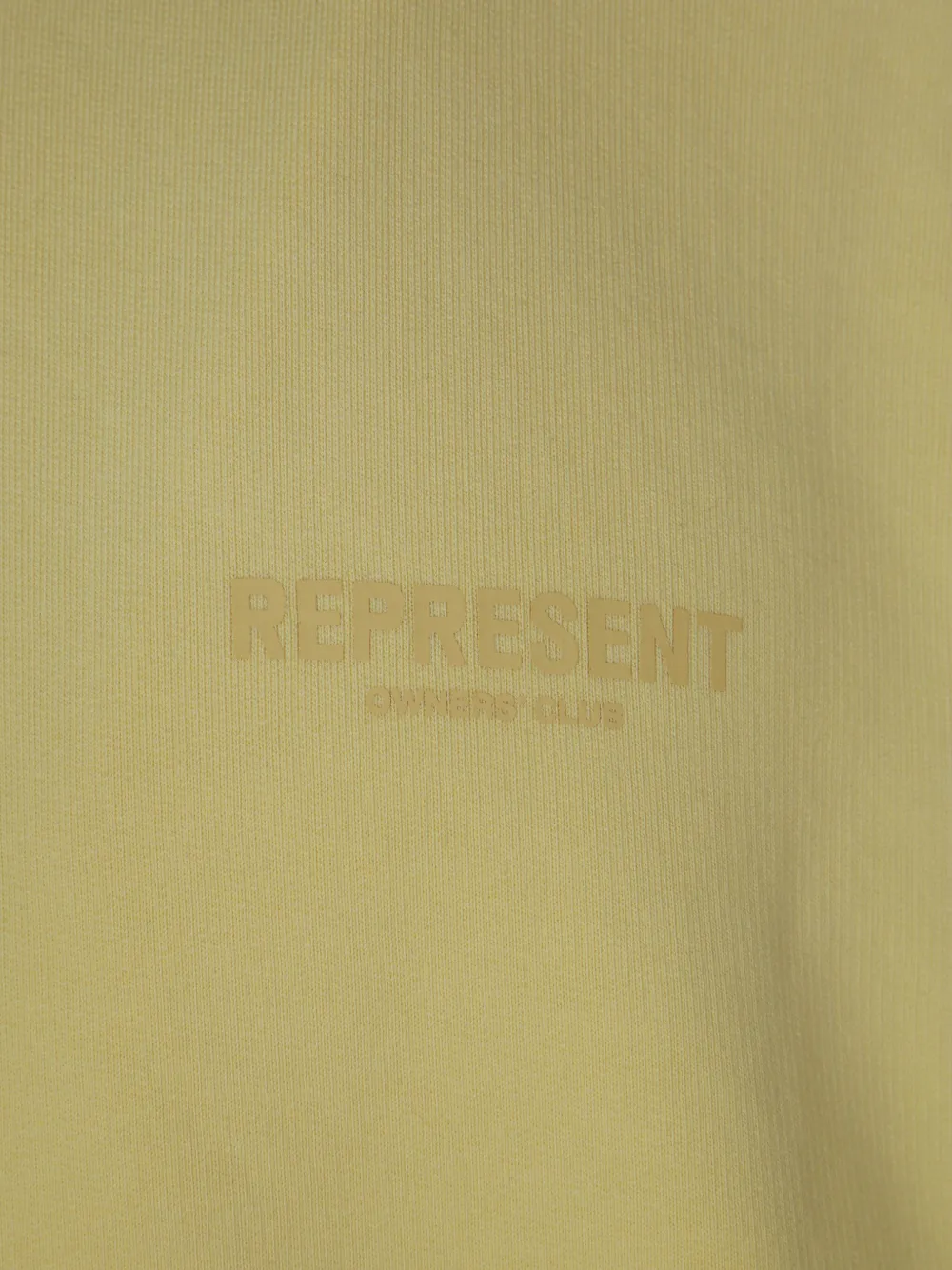 Represent Katoenen hoodie Geel