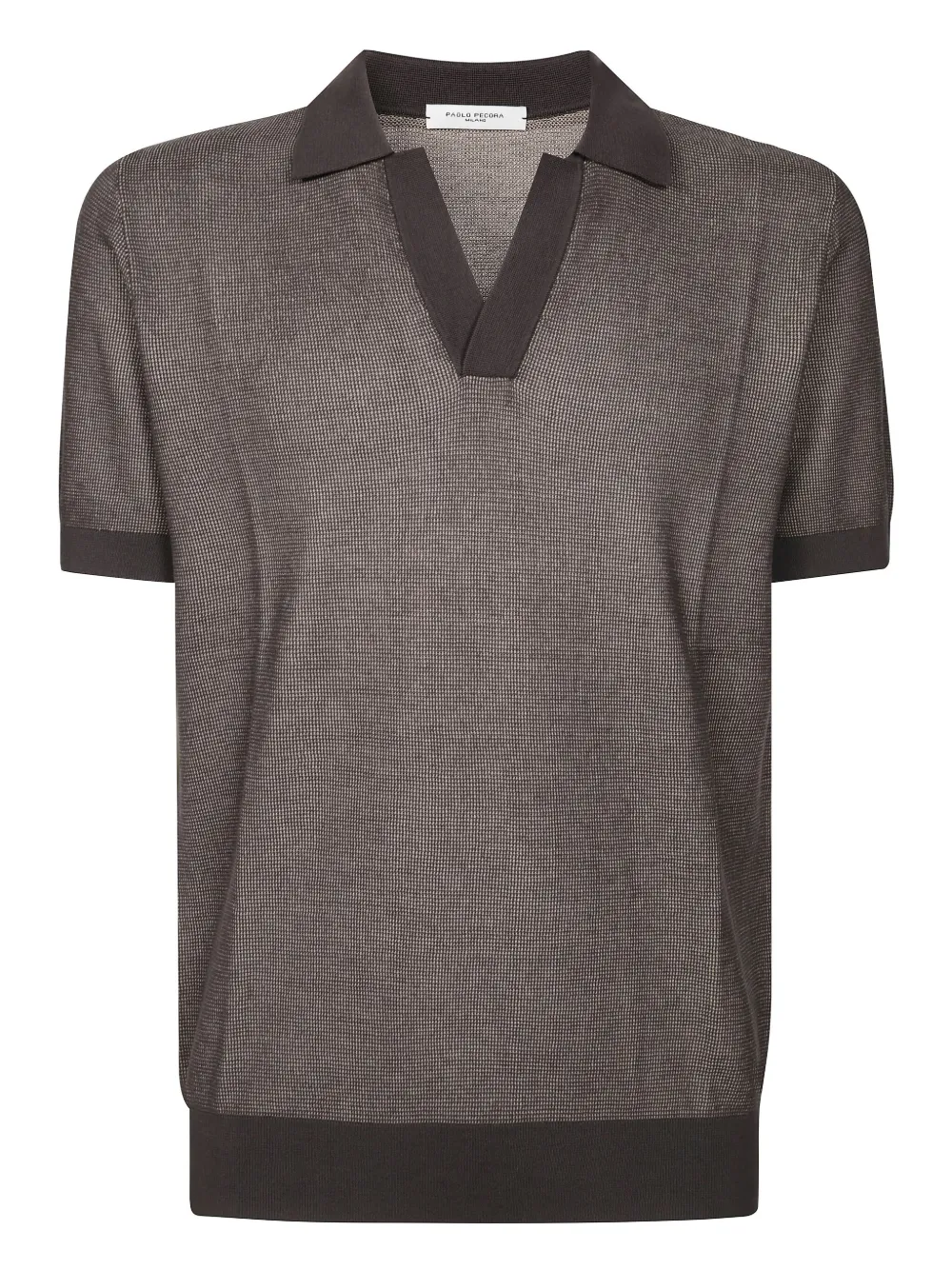 Paolo Pecora short-sleeve polo shirt | Brown | Image 1