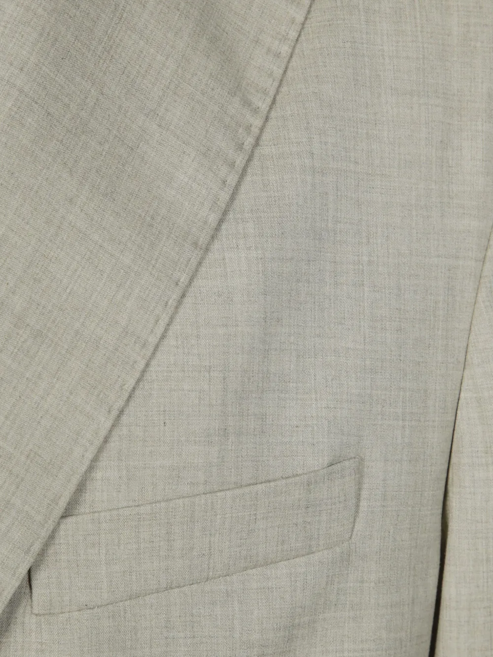 Paolo Pecora Blazer met enkele rij knopen Beige