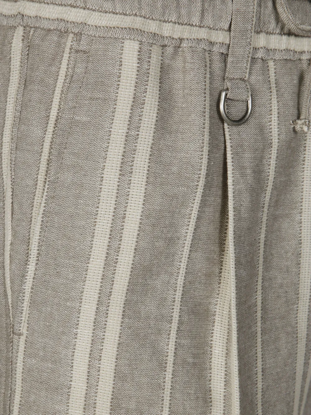 Shop Paolo Pecora Striped Bermuda Shorts In Neutrals