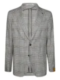 Tagliatore check-print blazer - Grey