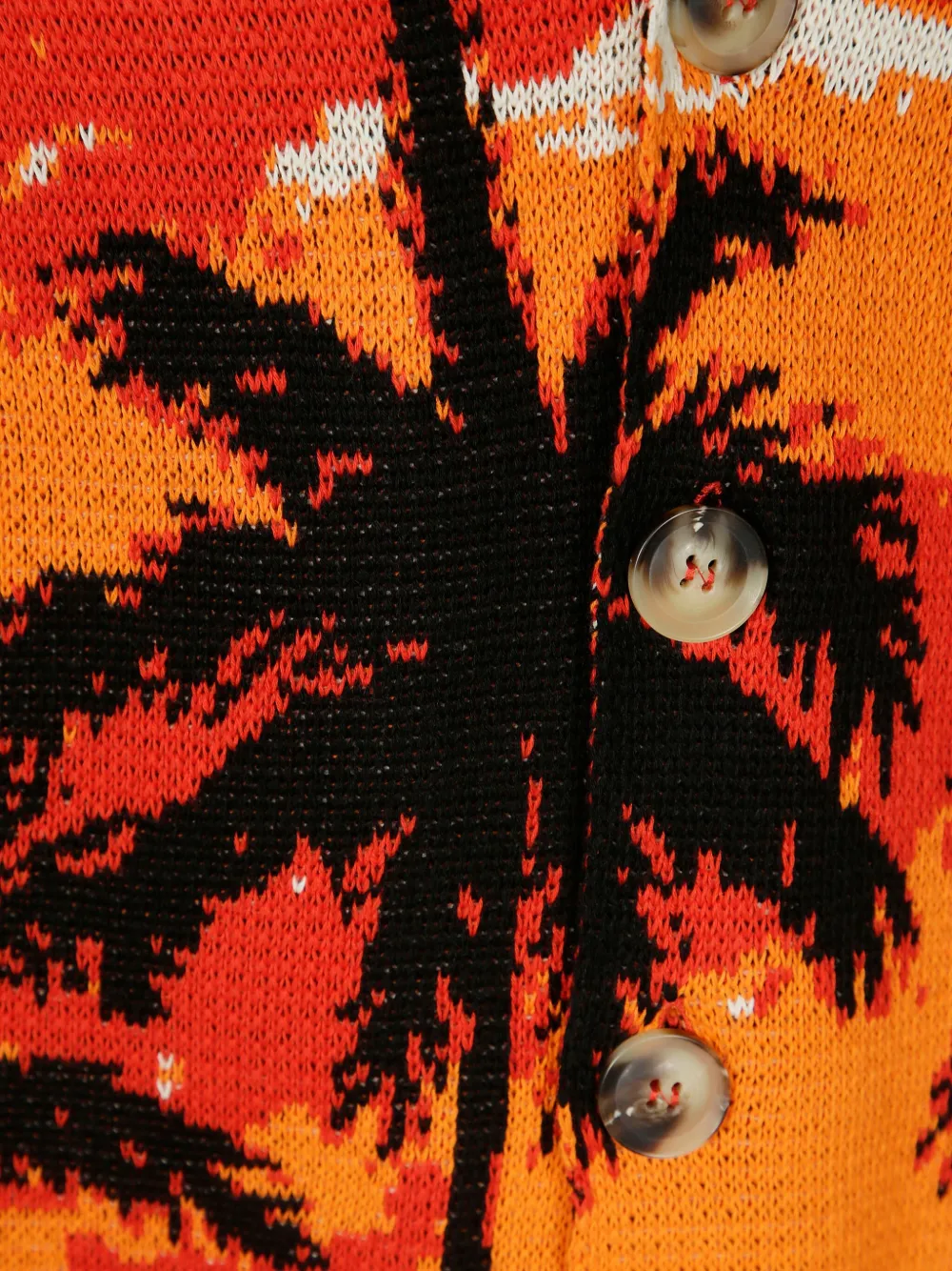 AMARANTO PATTERNED-JACQUARD CARDIGAN 