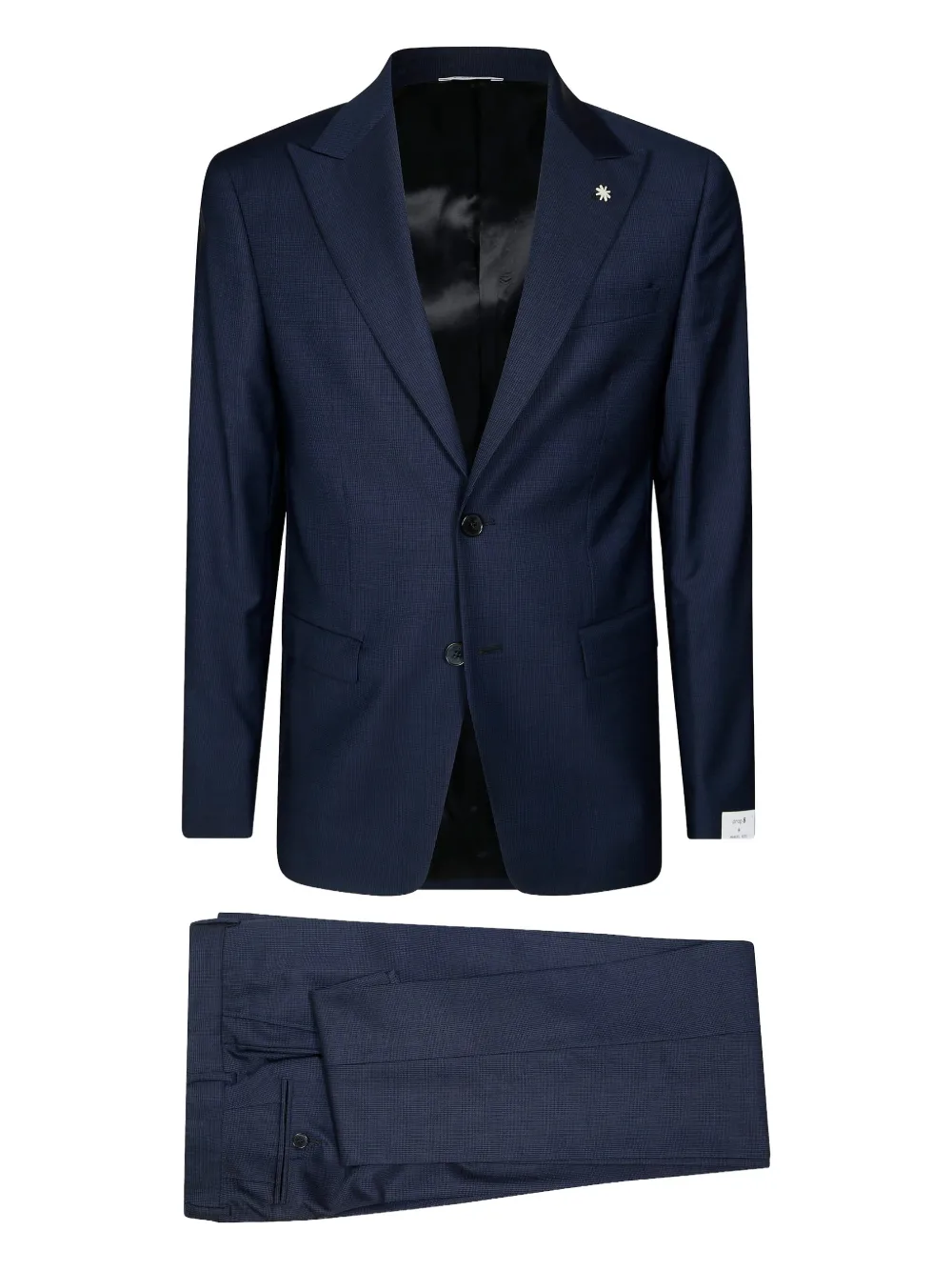 Manuel Ritz traje con botones | azul | Image 1