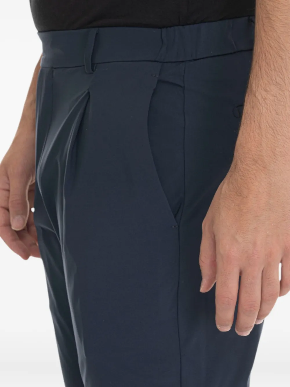 Berwich Pleated-pocket Trousers In Blue