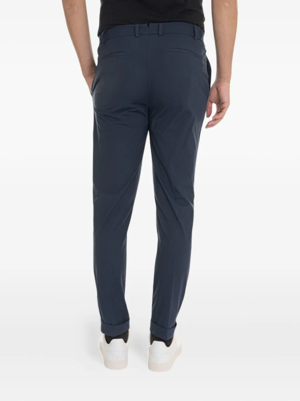 Berwich Pleated-pocket Trousers In Blue