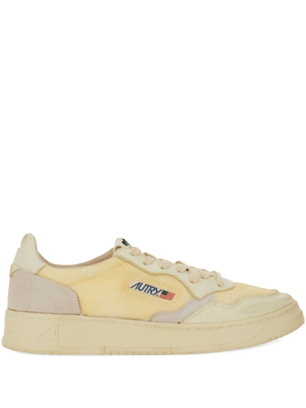 Autry panelled low-top snekares Neutrals