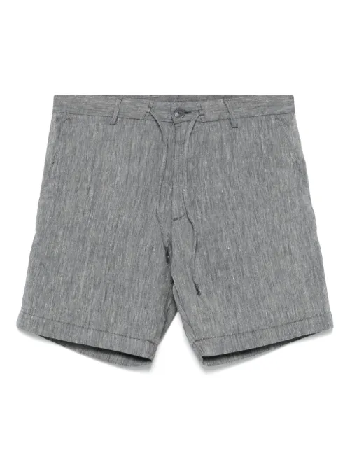 Short en coton à lien de resserrage - BOSS - Modalova