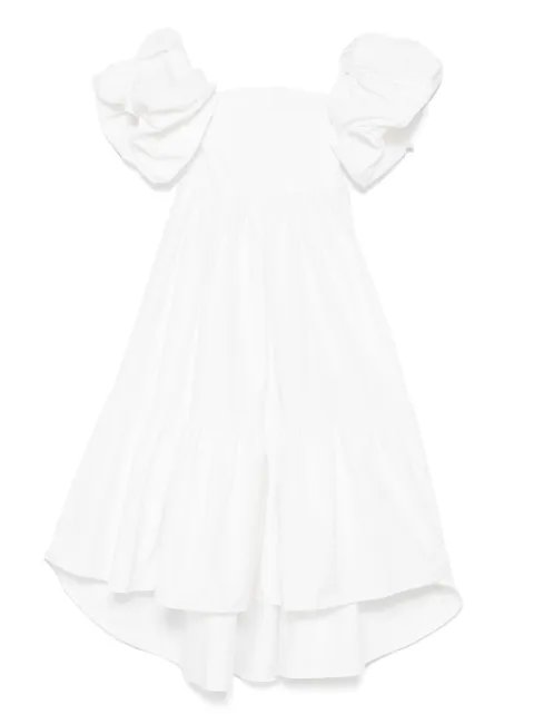 Miss Grant Kids Vestido midi de popeline