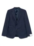 Caruso checked blazer - Blue