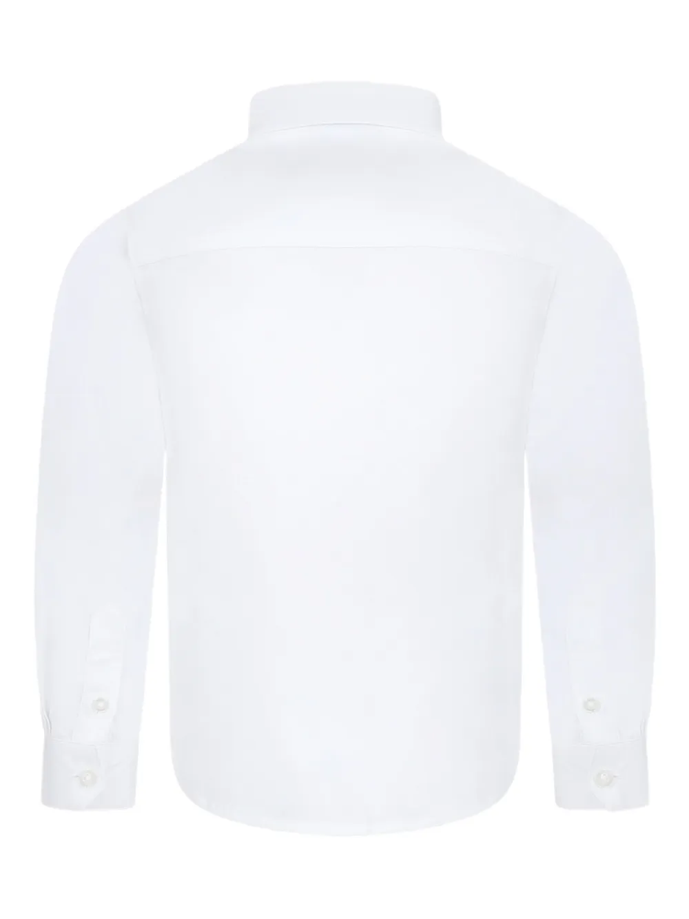 BOSS Kidswear Shirt met logo Wit