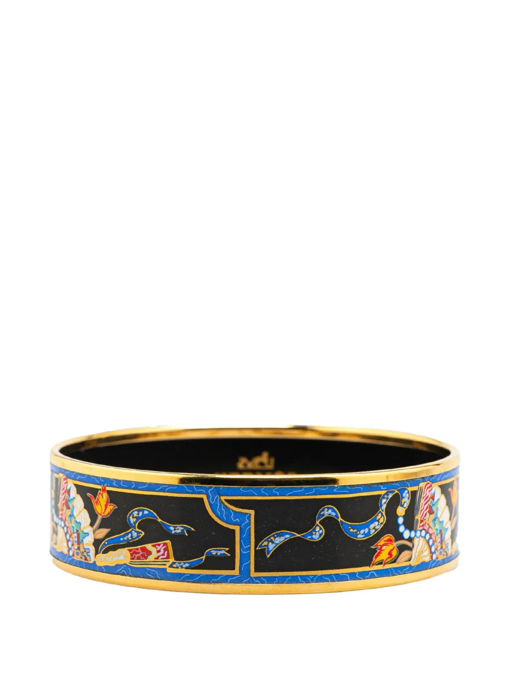 Hermès Pre-Owned 20th Century ワイド フォールディングファン エナメルバングル 70 コスチューム Hermès Pre-Owned 20th Century ワイド フォールディングファン エナメルバングル 70 コスチューム