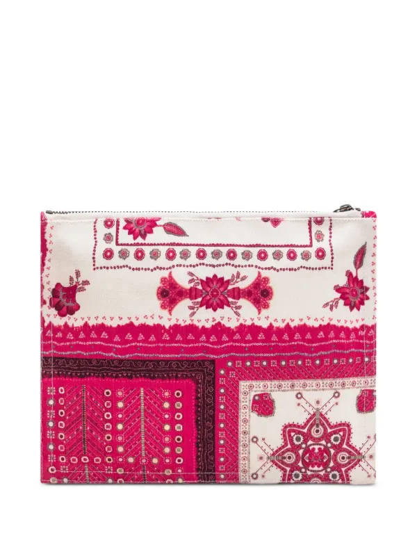 ISABEL MARANT Netia Clutch Bag | Pink | FARFETCH