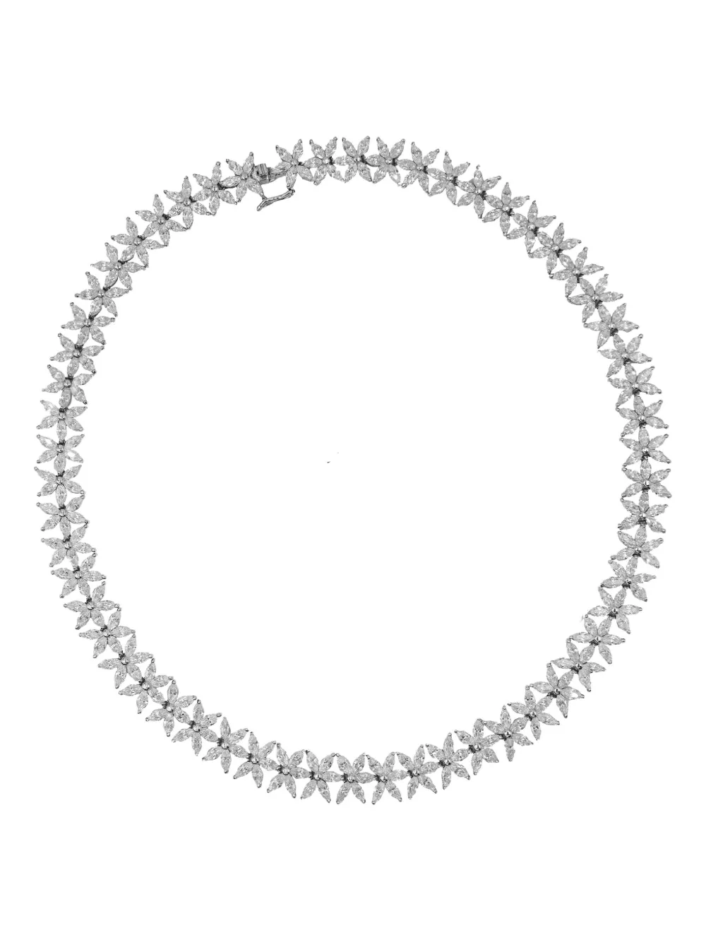 Juwelina Paris Marchesa ネックレス - シルバートーン Juwelina Paris Marchesa ネックレス - シルバートーン