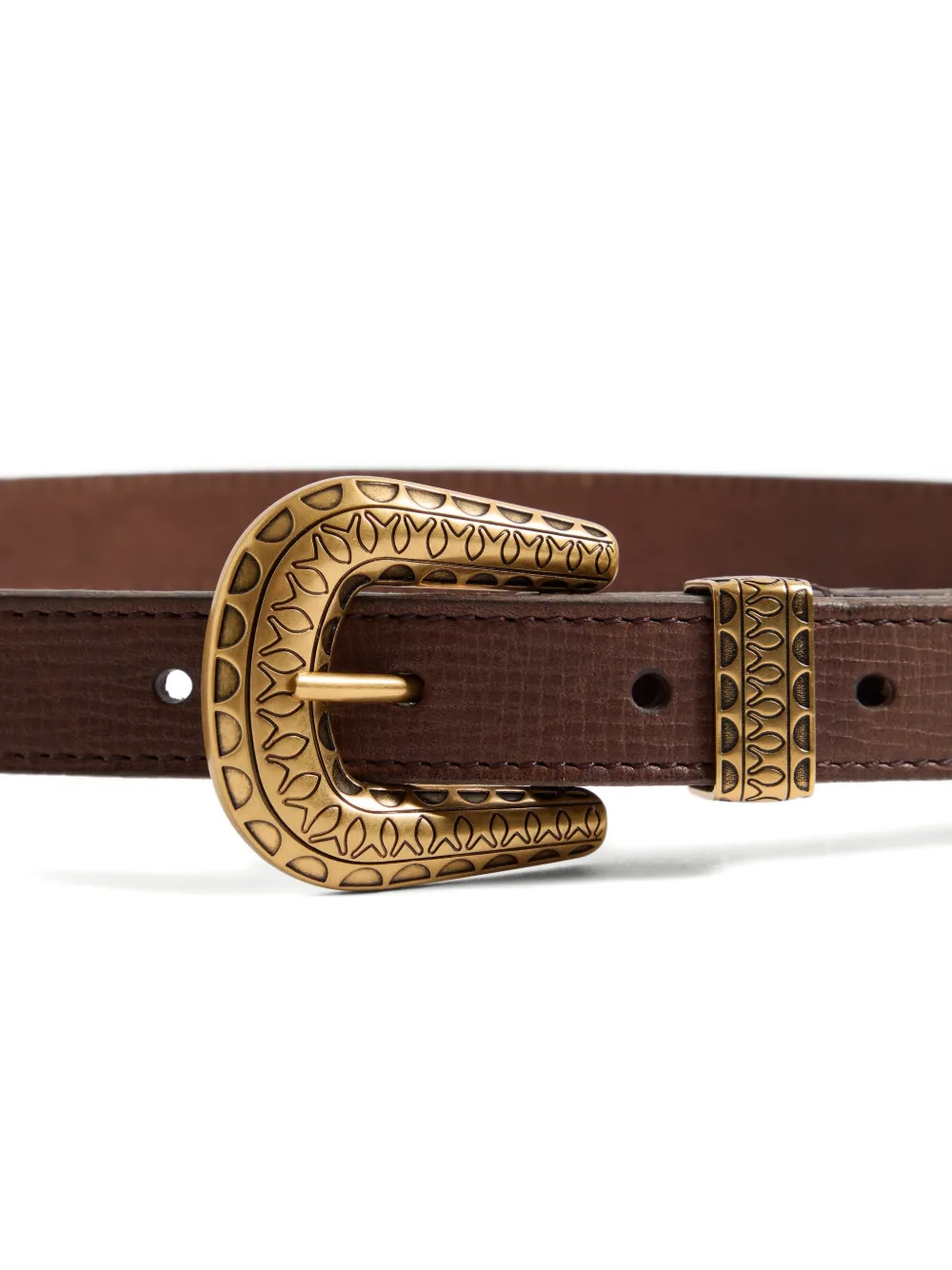 Valentino Garavani VLogo Signature leren riem Bruin