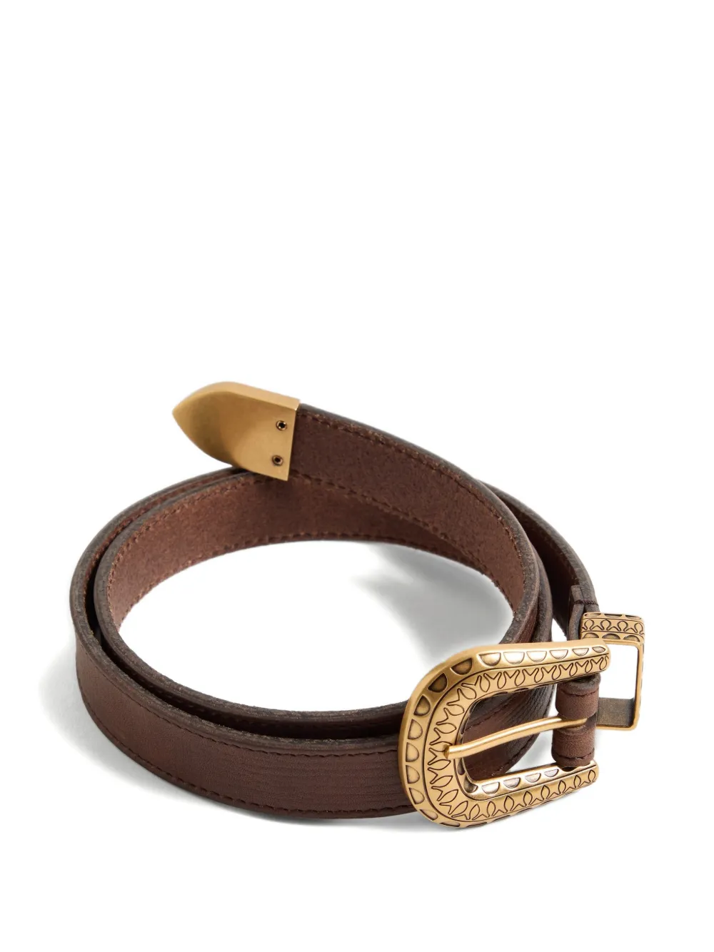 Valentino Garavani VLogo Signature leren riem Bruin