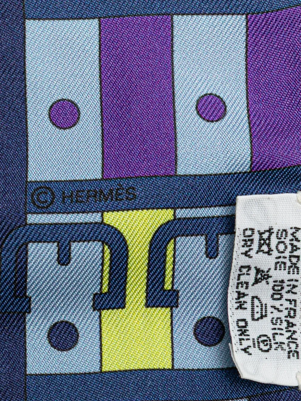 Hermès Pre-Owned 20th Century Rocabar シルク ツイリー