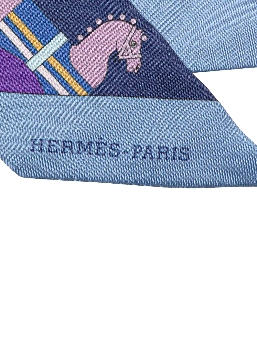 Hermès Pre-Owned mascada Rocabar Twilly de seda del siglo XX | Image 2