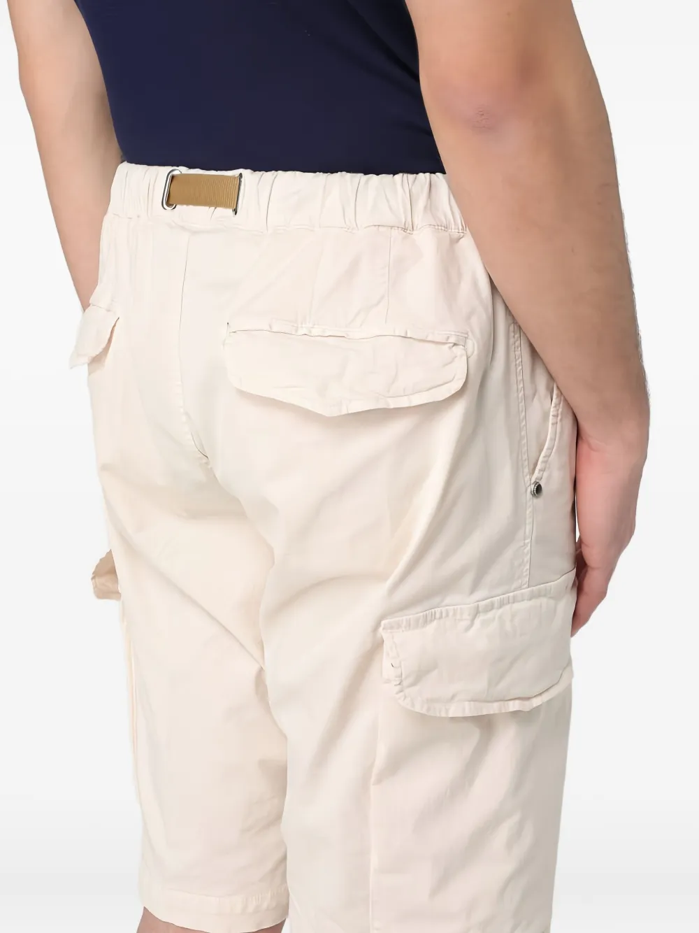 White Sand Shorts met ceintuur Beige