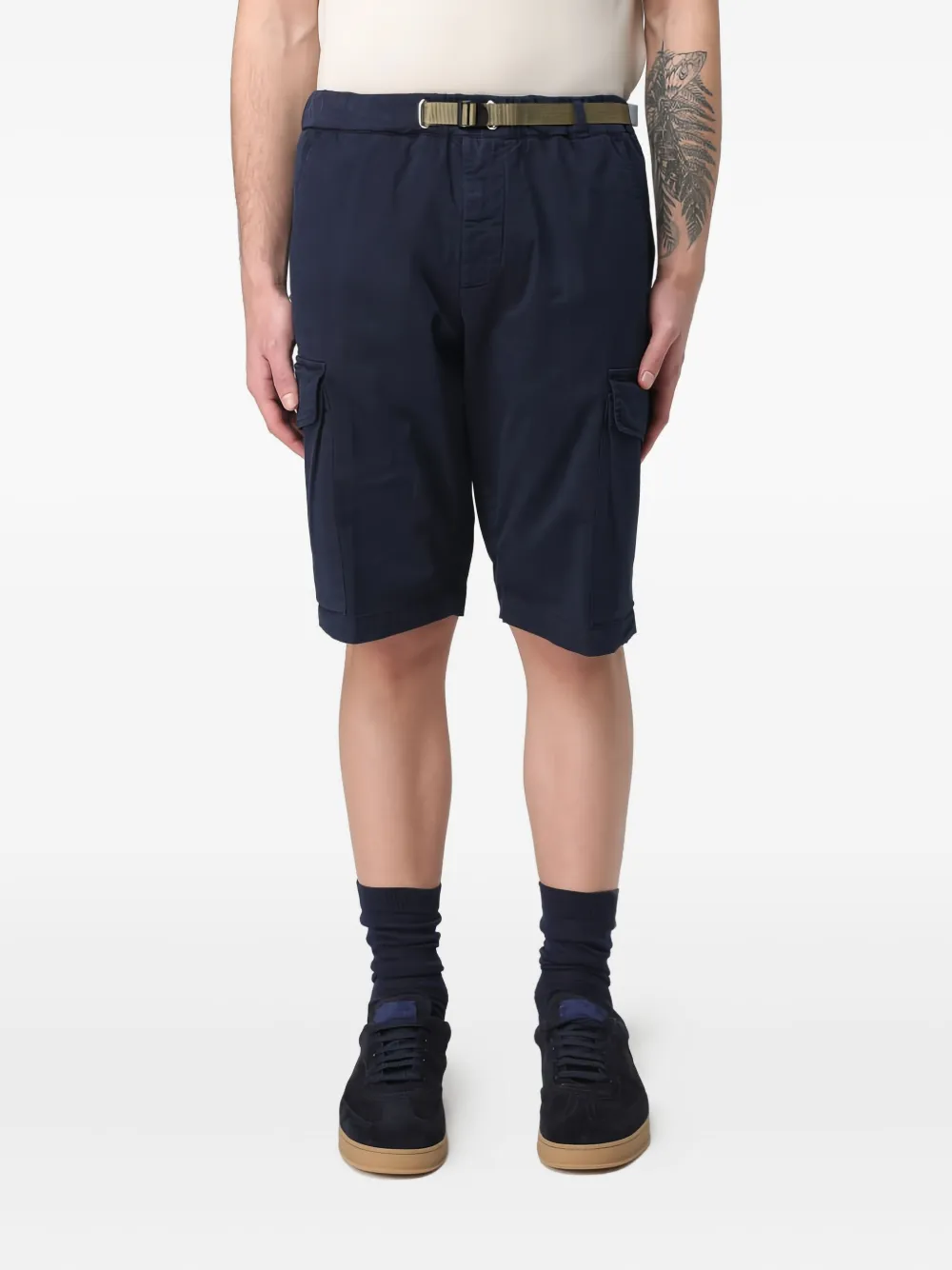White Sand shorts con cinturón | azul | Image 1