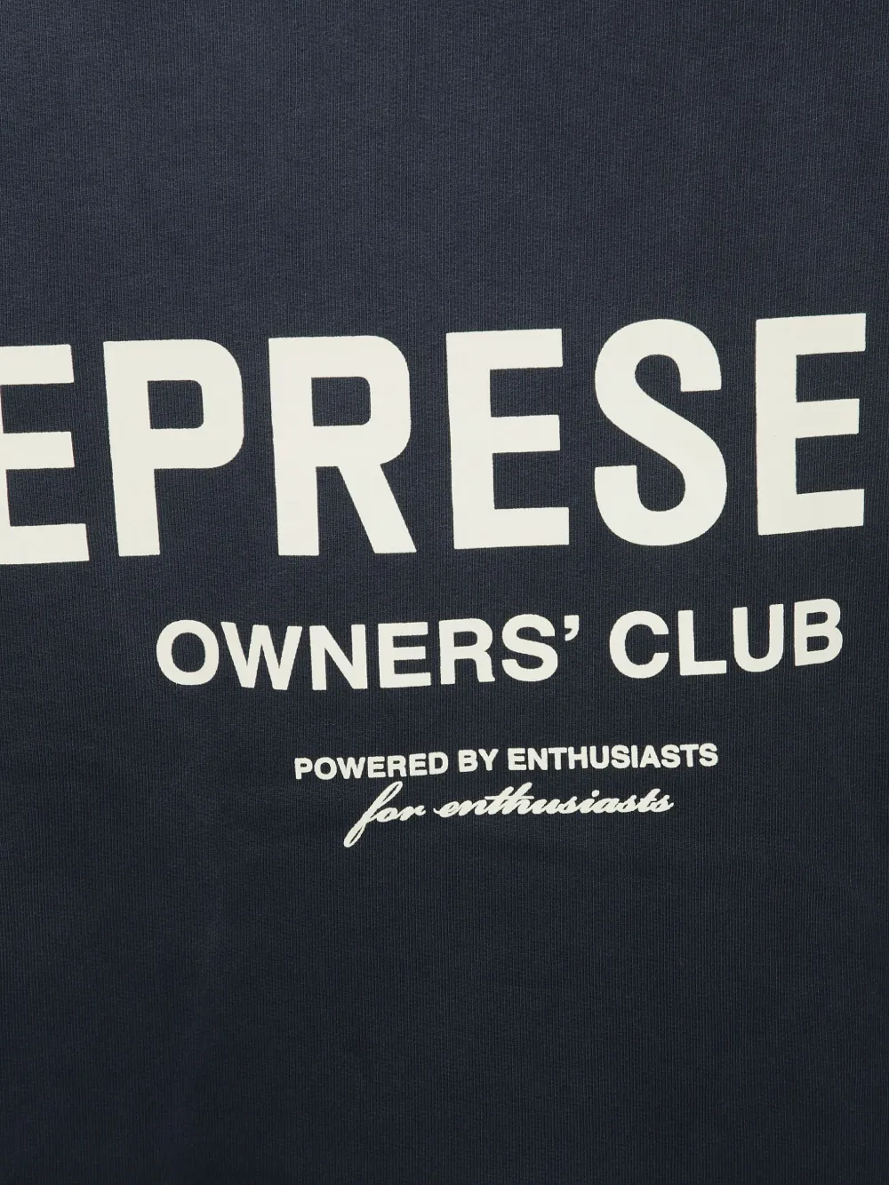 Represent Katoenen hoodie Blauw
