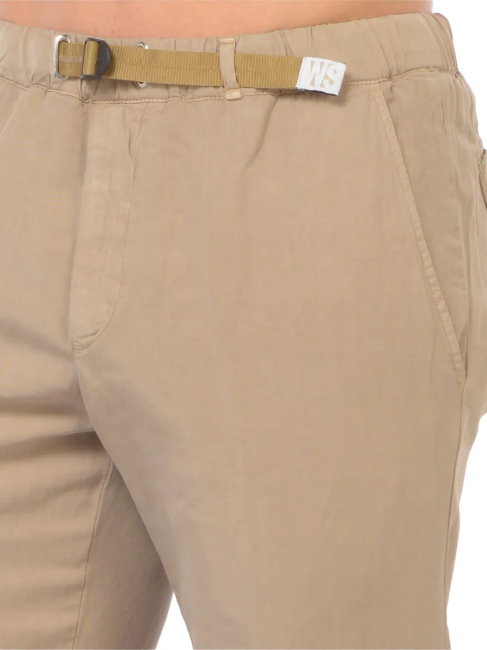 White Sand Broek met ceintuur Beige