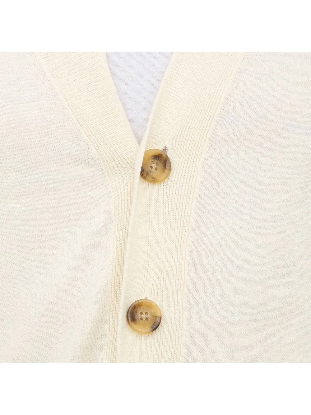Paolo Pecora Vest van linnenblend Beige