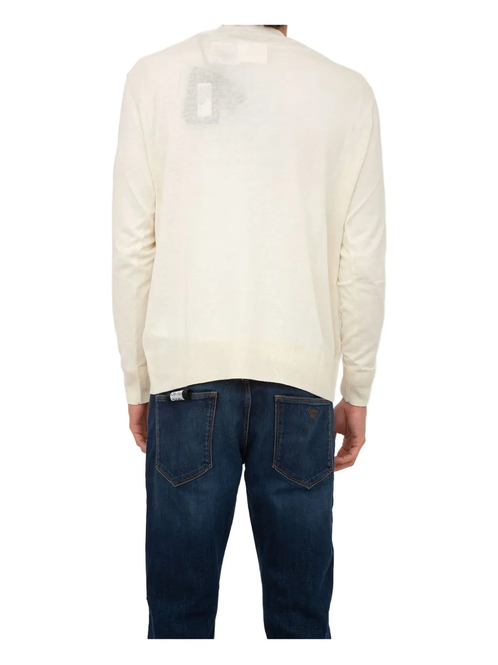 Paolo Pecora Vest van linnenblend Beige