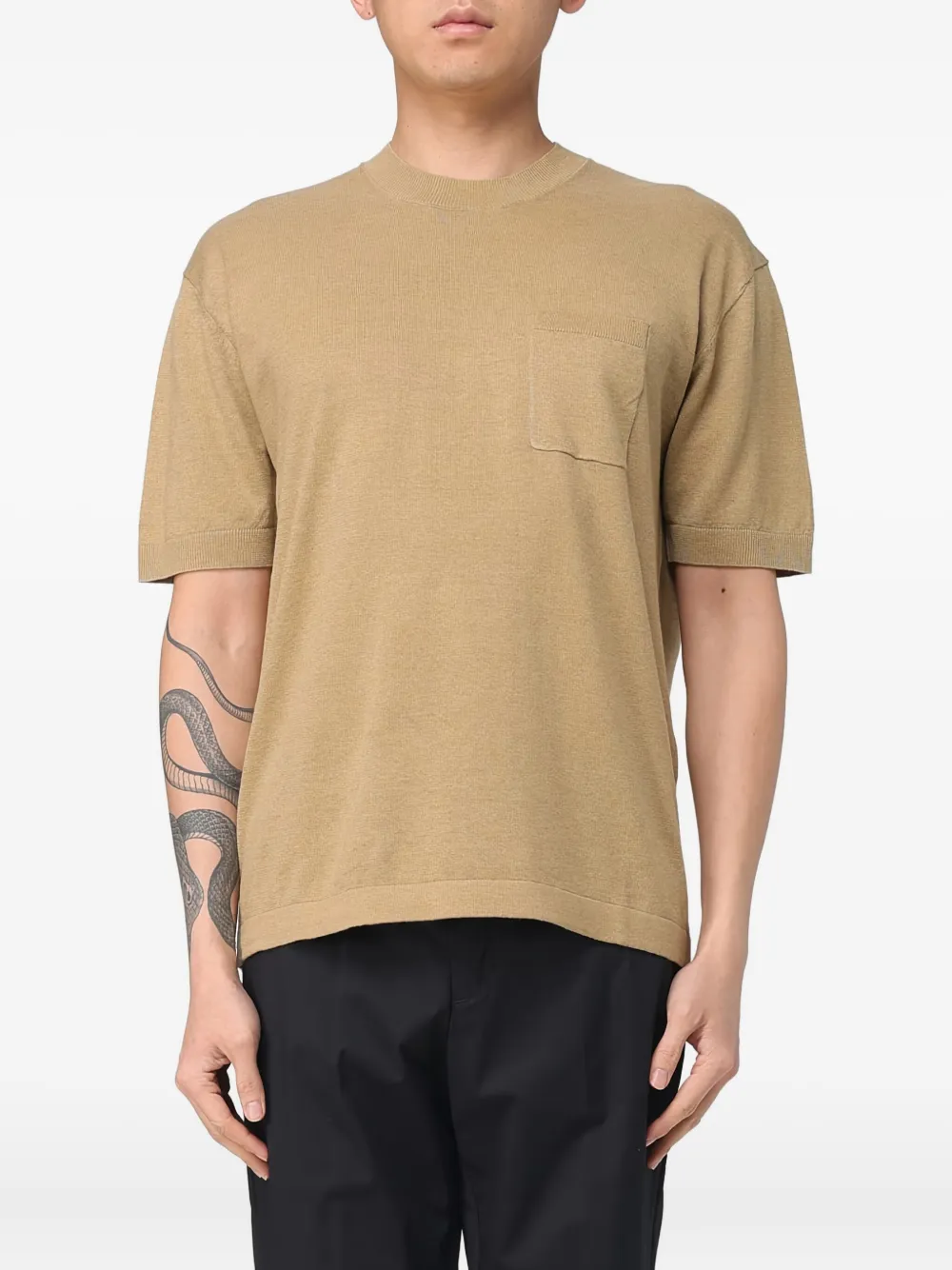 Paolo Pecora playera de tejido fino | neutro | Image 1