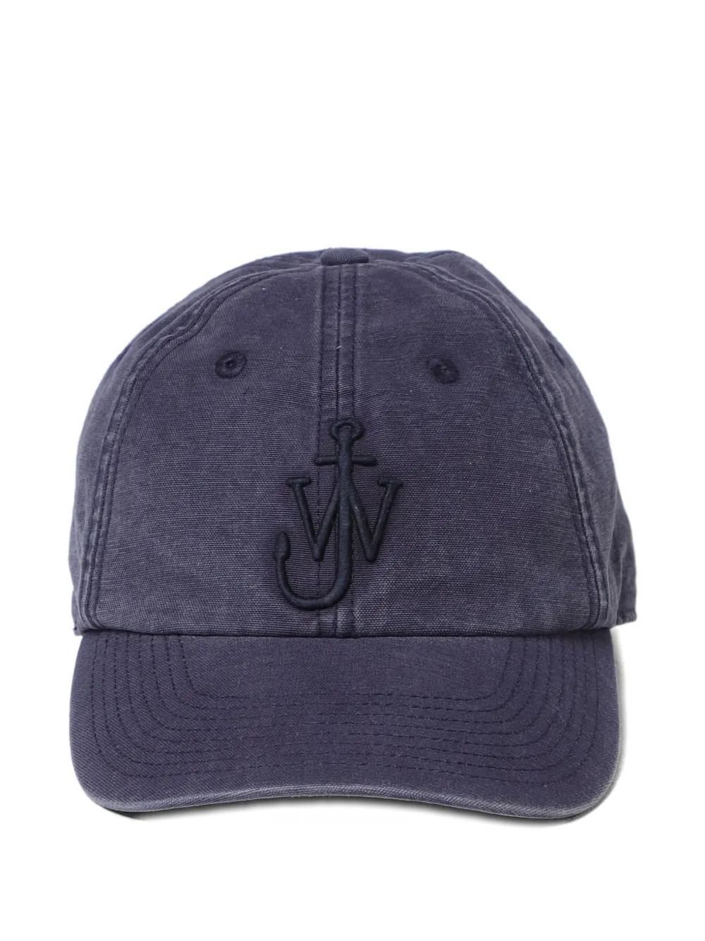 JW Anderson embroidered-anchor baseball cap | Blue | Image 1