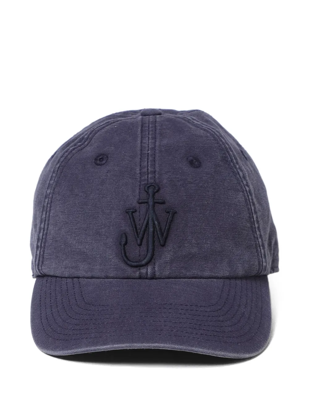 JW Anderson embroidered-anchor baseball cap | Blue | Image 1