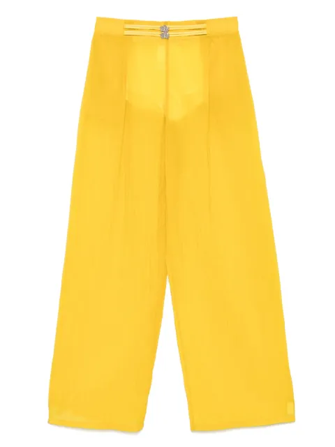 Genny organza rubbed trousers
