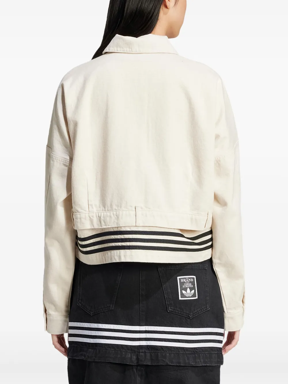 adidas Katoenen bomberjack Wit