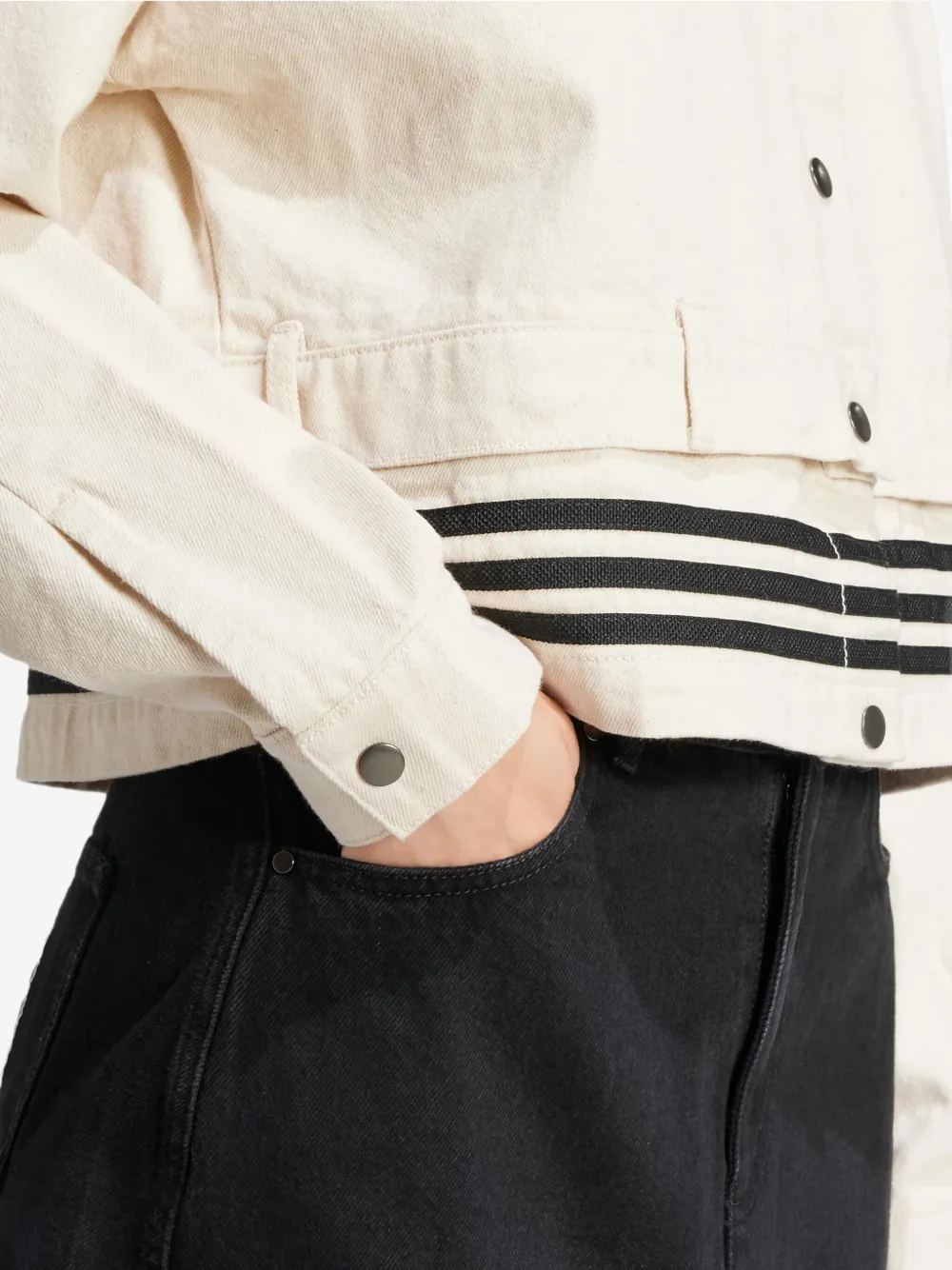 adidas Katoenen bomberjack Wit