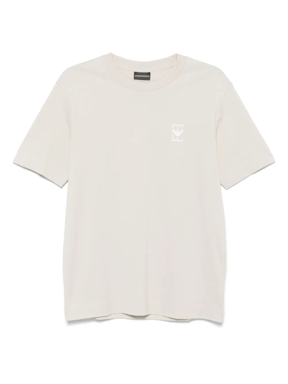 Emporio Armani T-shirt met logoprint Grijs