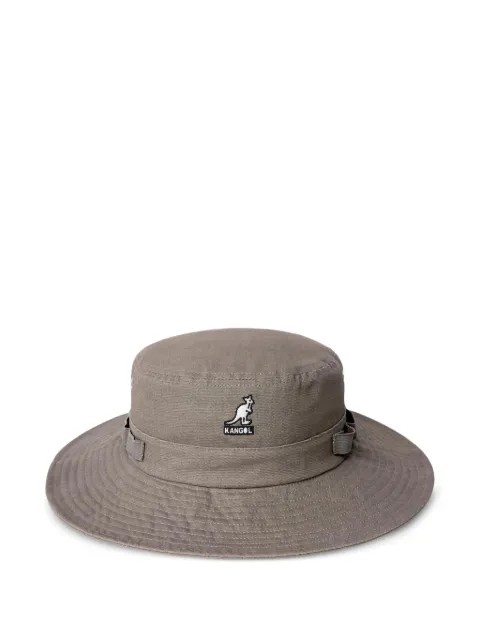 Kangol logo-appliqué sun hat 