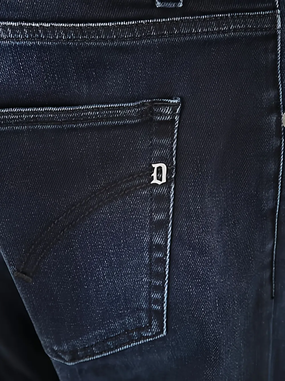 DONDUP Katoenen skinny jeans Zwart