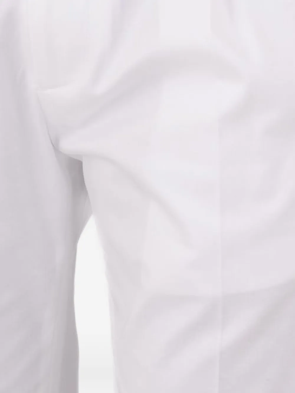 Berwich Pant Fibbia Lat 1pinces Gabardina Stretch In White