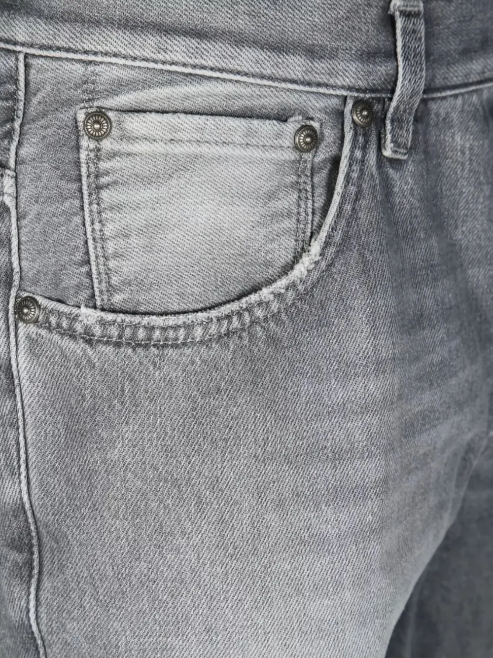 DONDUP Jeans met gerafeld detail en vervaagd effect Grijs