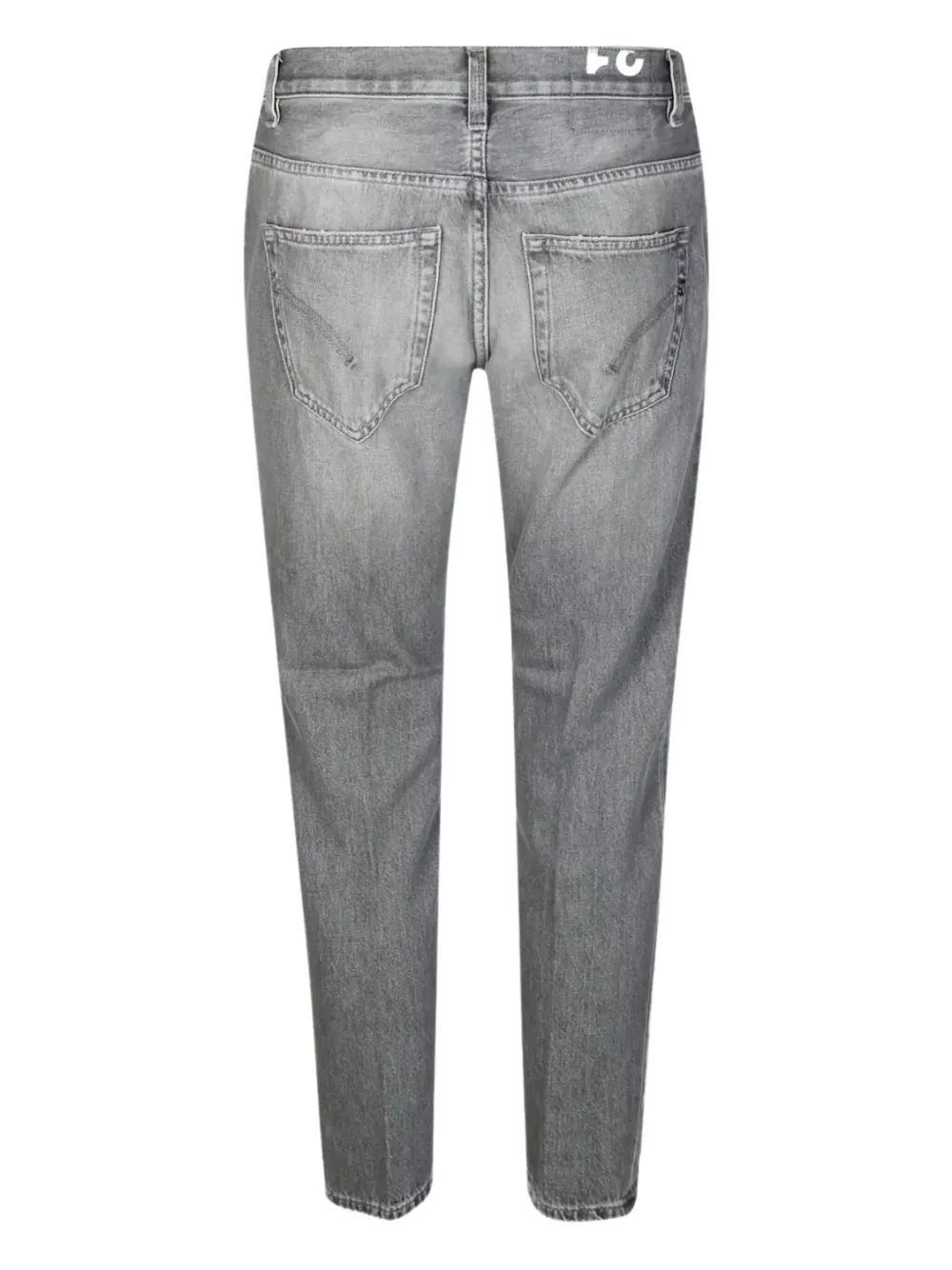 DONDUP Jeans met gerafeld detail en vervaagd effect - Grijs
