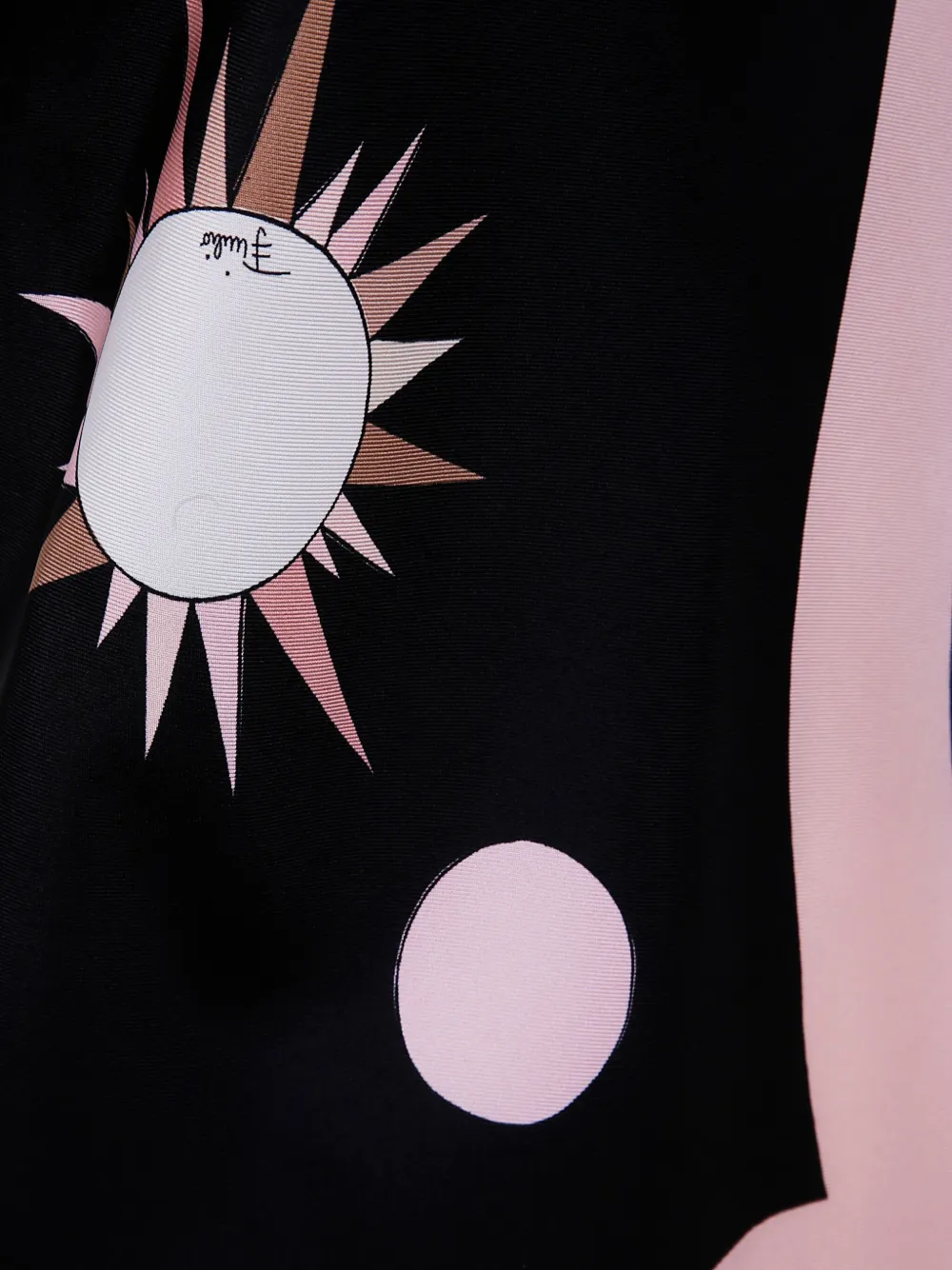 PUCCI Midi-jurk met grafische print Zwart