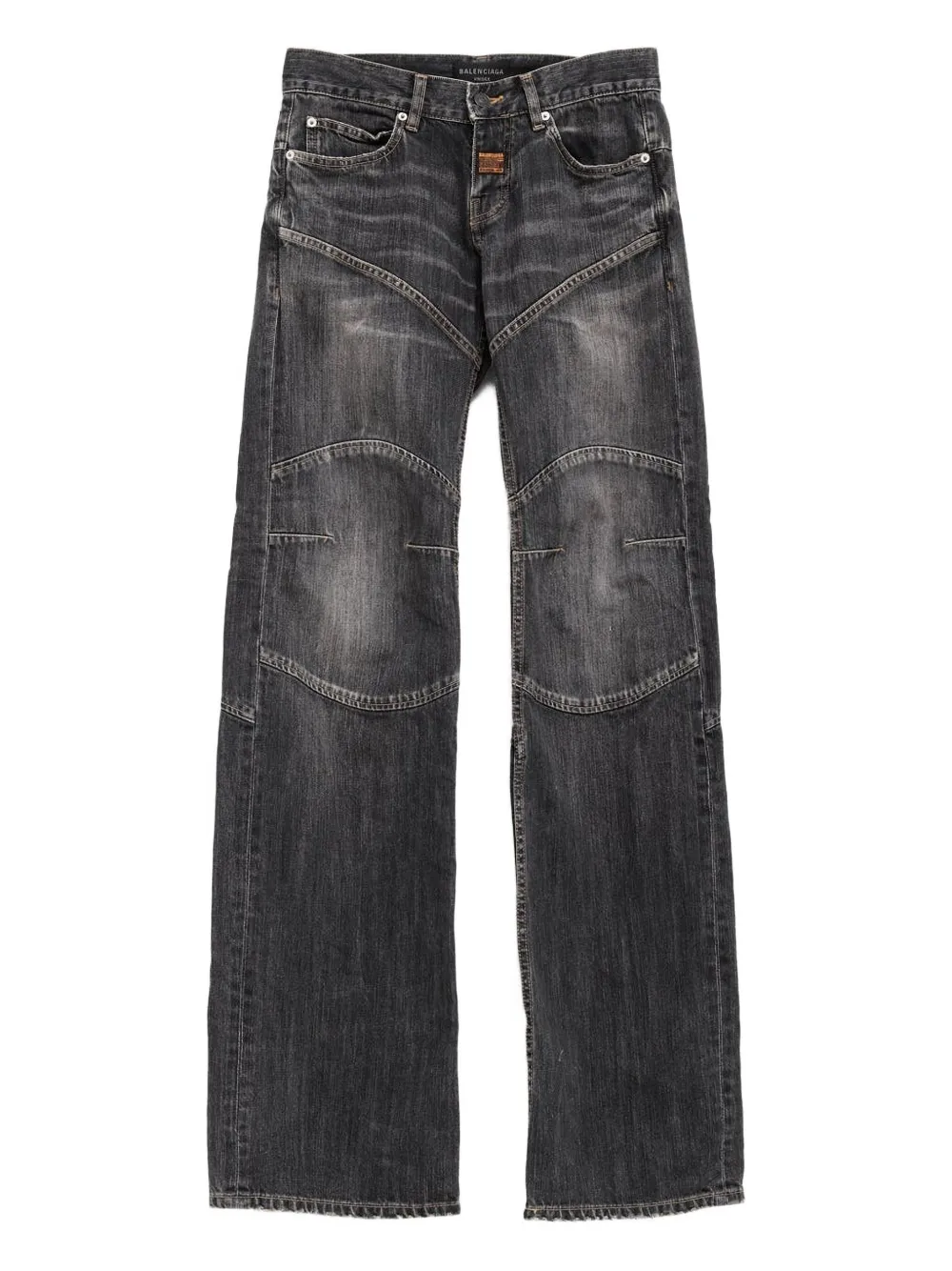 Balenciaga Jeans met wijde pijpen Zwart
