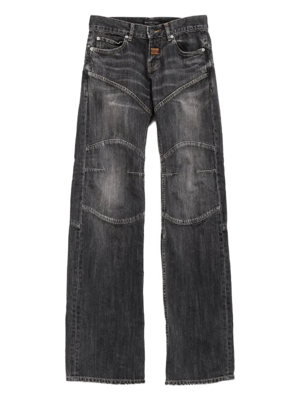 【送料&関税込】Balenciaga Wide-leg Jeans Wide-leg jeans in blue - Balenciaga | Mytheresa